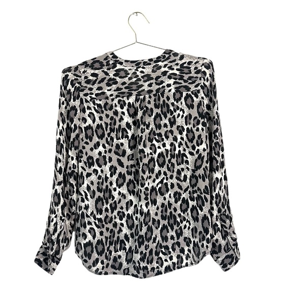 NEW Joie Purine Leopard Print Silk Blouse Size XS - Picture 6 of 6